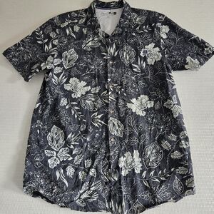 Jack O'Neill Collection Hawaiian Shirt Men Xtra Large Multi Floral Short Sleeve